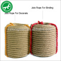 100% corde de jute de corde de chanvre naturel qui respecte l&#39;environnement pour le macramé